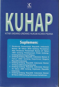 Image of Kitab Undang - Undang Hkum Pidana (KUHP)